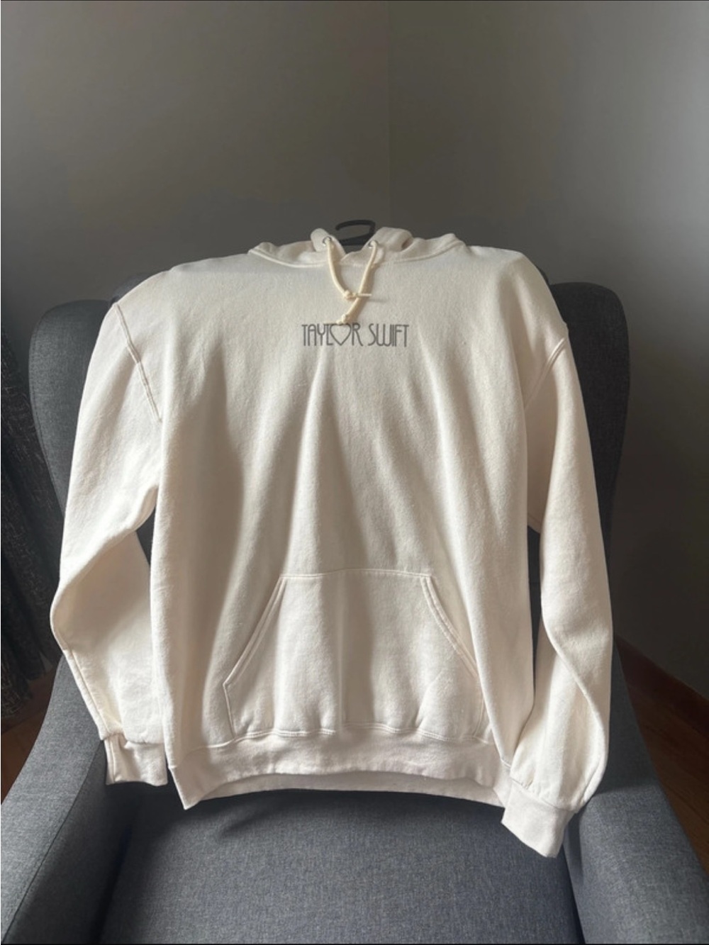 Taylor Swift Cream Crewneck Hoodie for Men